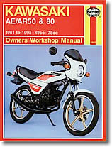 Kawasaki AE, AR, 50 et 80 cm³