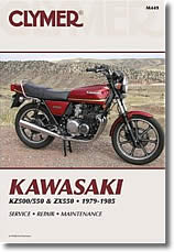 Kawasaki KZ 500, 550 et ZX 550