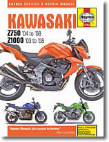 Kawasaki Z1000 jusqu'à 2008