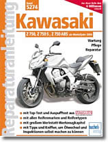 Kawasaki Z750 avec et sans ABS