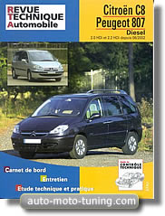 Revue technique Citroën C8 diesel (depuis sept. 2008)