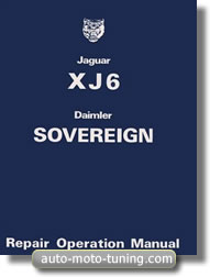 Manuel atelier Jaguar XJ6 et Sovereign