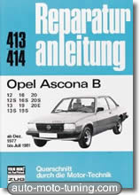 Revue technique Opel Ascona B (1977-1981)