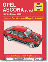 Revue technique Opel Ascona essence (1981-1988)