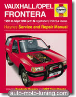 Revue Opel Frontera - essence et diesel (1991-1998)