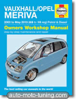 Revue technique Opel Meriva essence et diesel (2003-2010)