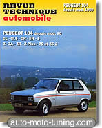 Revue technique Peugeot 104 (1980-1988)