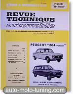 Revue technique Peugeot 204 diesel (1969-1976)