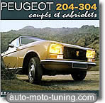 Documentation technique automobile Peugeot 204 Coupés et cabriolets