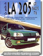 Documentation technique automobile Peugeot 205 GTI / 205 Rallye et 205 T16