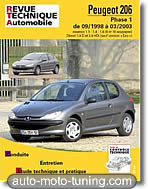 Revue technique Peugeot 206 essence et diesel (1998-2003)