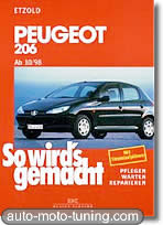 Revue technique Peugeot 206 essence et diesel (depuis 1998)