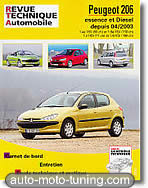 Revue technique Peugeot 206 essence et diesel (depuis 2003)