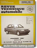 Revue technique Peugeot 309 - moteurs TU - XE et XL (1985-1989)
