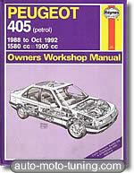 Revue Peugeot 405 essence (1988-1992)