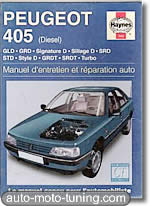 Revue technique Peugeot 405 diesel (1988-1998)
