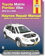 Revue technique Pontiac Vibe (2003-2008)