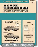 Revue technique Renault R10 (1967-1971)