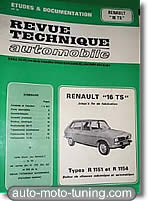 Revue technique Renault R16 TS (1968-1977)