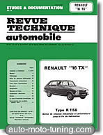 Revue technique Renault 16 TX (1974-1980)