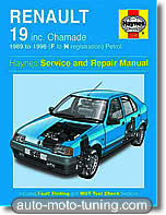 Revue technique Renault R19 Essence (1989-1996)