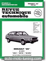 Revue technique Renault R20 (depuis 1976)