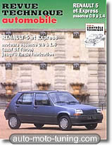 Revue technique Renault 5 Supercinq essence (depuis 1984)