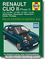 Revue technique Clio II essence et diesel (2001-2004)