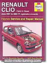 Revue technique Renault Clio essence et diesel (2001-2004)
