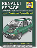 Revue technique Renault Espace essence et diesel (1985-1996)