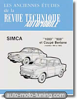 Revue technique Simca 1000 et 900