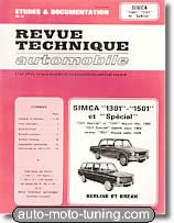 Revue technique Simca 1300 et 1500 / 1301 / 1501