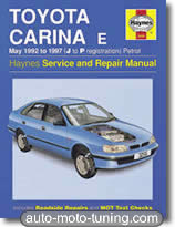 Revue technique Toyota Carina E essence (1992-1997)