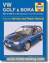 Revue technique Volkswagen Bora essence et diesel (2001-2003)