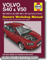 Revue technique Volvo S40 / V40 / V50 essence et diesel (2004-2007)