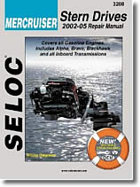 Stern drive Mercruiser (2002 à 2005)